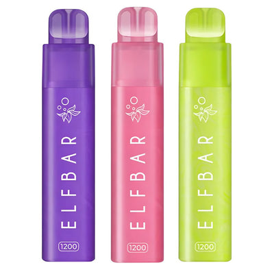 2 in 1 Elfbar 1200 Puffs Prefilled Pod Kit - Box of 5 Available at GvapeKing
