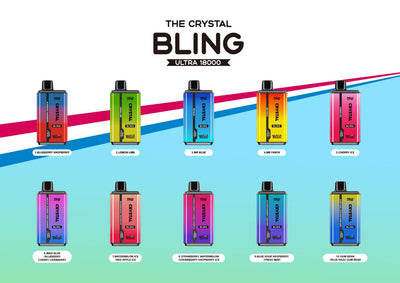 The Crystal Bling Ultra 18000 Disposable Vape