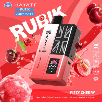 Hayati Rubik 7000+ Puffs Disposable Vape Kit Pack of 5