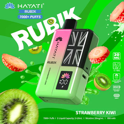 Hayati Rubik 7000+ Puffs Disposable Vape Kit Pack of 5