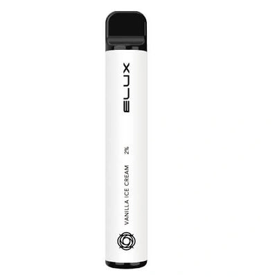 Elux Bar 600 Puffs - Vanila Ice Cream - Disposable Vape Device - 10mg/20mg