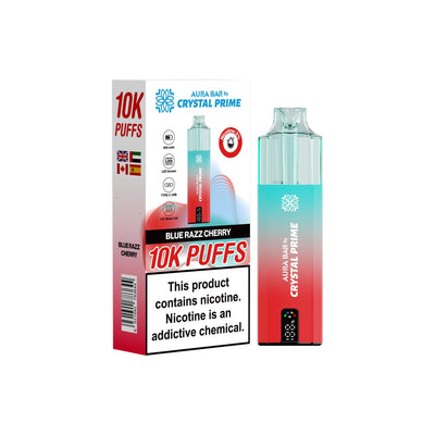 Crystal Prime Aura Bar 10000 Prefilled Pod Kit - Box of 5