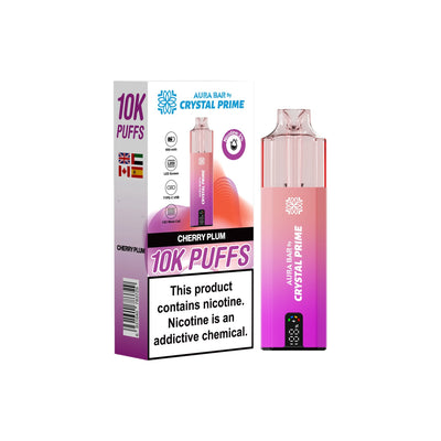 Crystal Prime Aura Bar 10000 Prefilled Pod Kit - Box of 5