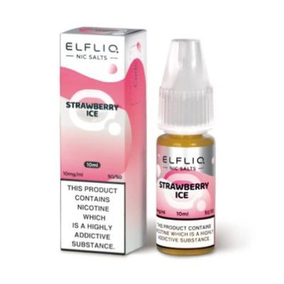 Elf Bar Elf Liq - Strawberry Ice - Nic Salt - 10Ml - Pack of 10