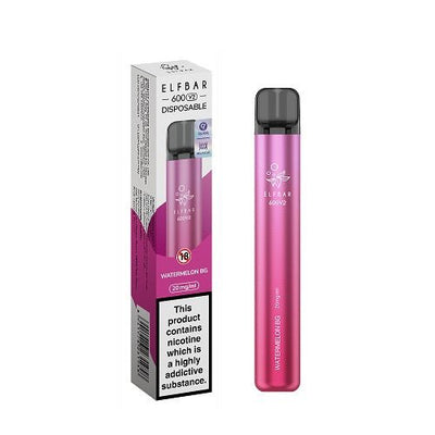 Elfbar 600 V2 Disposable Vape - 20MG