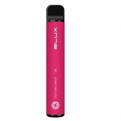 Elux Bar 600 Puffs - Cotton Candy - Disposable Vape Device - 10mg/20mg