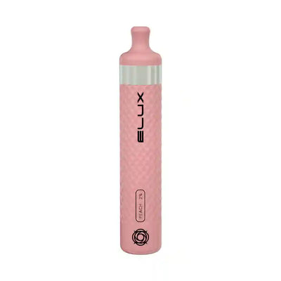 Elux Flow 600 - Peach - Disposable Vape Pod Device - 20mg