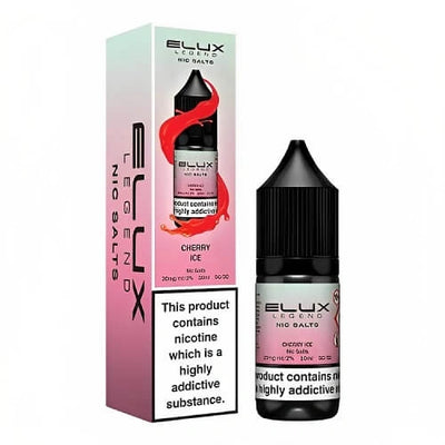 Elux Legend 10ml - Cherry Ice - Nic Salt - Pack of 10 at GvapeKing