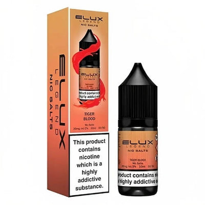 Elux Legend 10ml - Tiger Blood - Nic Salt - Pack of 10 at GvapeKing