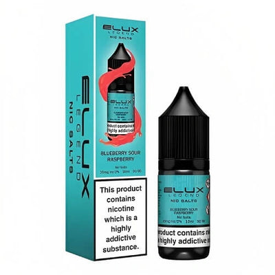 Elux Legend 10ml - Blueberry Sour Raspberry - Nic Salt - Pack of 10 at GvapeKing