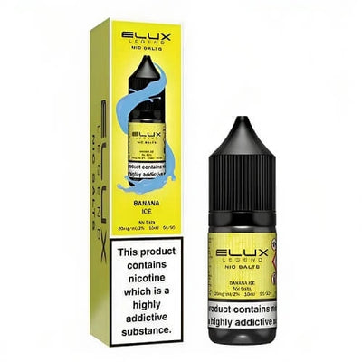 Elux Legend 10ml - Banana Ice - Nic Salt - Pack of 10 at GvapeKing