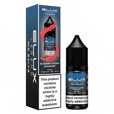 Elux Legend 10ml - Blueberry Cherry Cranberry - Nic Salt - Pack of 10 at GvapeKing