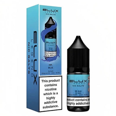 Elux Legend 10ml - Mr. Blue - Nic Salt - Pack of 10 at GvapeKing
