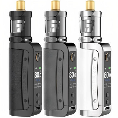INNOKIN Coolfire Z80 ZENITH 2 Kit 80W available in Leather Black, Ash Grey, and Leather WhiteColors at GvapeKing
