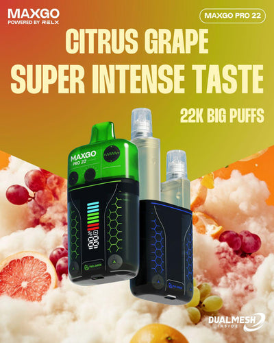 RELX Maxgo 22k Disposable Vape Box of 5