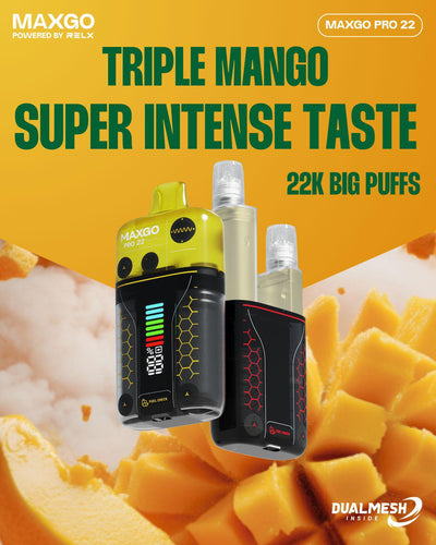 RELX Maxgo 22k Disposable Vape Box of 5