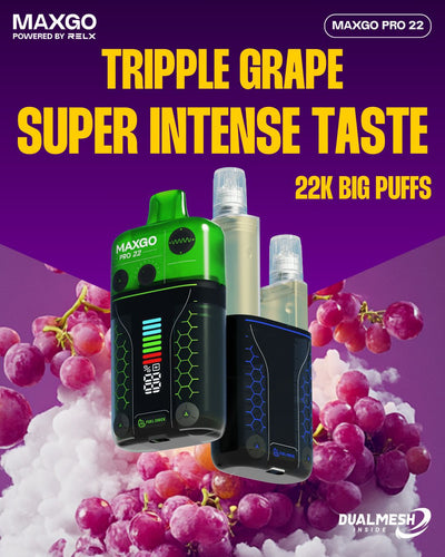 RELX Maxgo 22k Disposable Vape Box of 5
