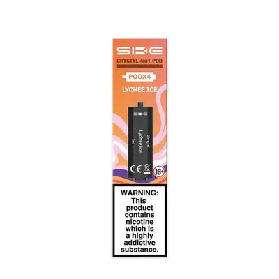 SKE Crystal 4 In 1 Pre-Filled Pods - 20MG | Box Of 10 available at GvapeKing