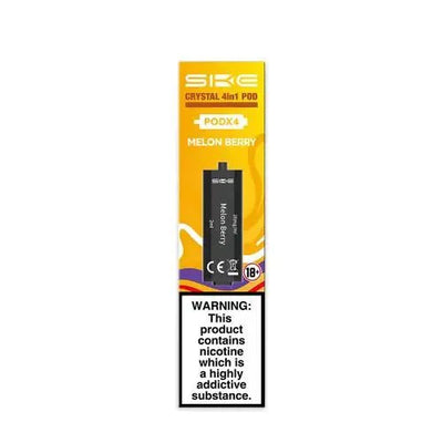SKE Crystal 4 In 1 Pre-Filled Pods - 20MG | Box Of 10 available at GvapeKing