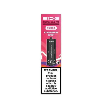SKE Crystal 4 In 1 Pre-Filled Pods - 20MG | Box Of 10 available at GvapeKing