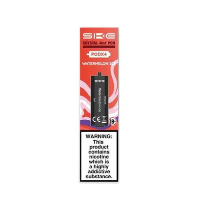 SKE Crystal 4 In 1 Pre-Filled Pods - 20MG | Box Of 10 available at GvapeKing
