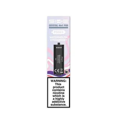 SKE Crystal 4 In 1 Pre-Filled Pods - 20MG | Box Of 10 available at GvapeKing