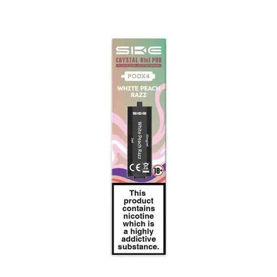 SKE Crystal 4 In 1 Pre-Filled Pods - 20MG | Box Of 10 available at GvapeKing