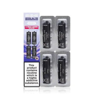 SKE Crystal 4 In 1 Pre-Filled Pods - 20MG | Box Of 10 available at GvapeKing