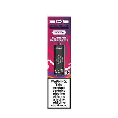SKE Crystal 4 In 1 Pre-Filled Pods - 20MG | Box Of 10 available at GvapeKing