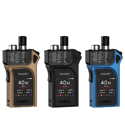 Smok Mag Pod Kit -1300mAh Battery & 2ml Refillable Pods available in Blue, Black and Matte Gold Colors