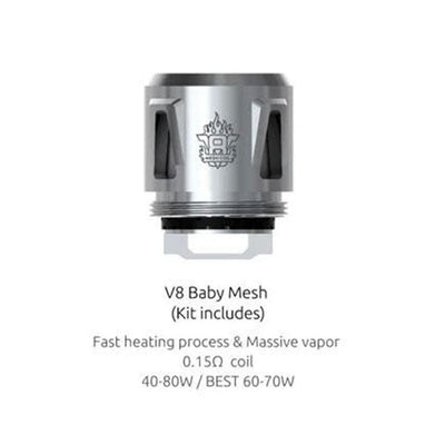 SMOK V8 Baby Mesh Coil0.15 Ohm (40~80W) (5 PCS)
