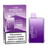 Crystal Pro 7000 - Sakura Grape - Disposable Vape Device - 20mg