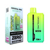 Crystal Pro Twist 15000+ Puffs - Fresh Mint - Lemonade Ice - Disposable Vape Device - 0mg - Pack of 5