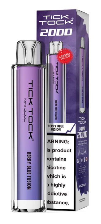 Tick Tock Mini 2000 Disposable Vape Box of 10