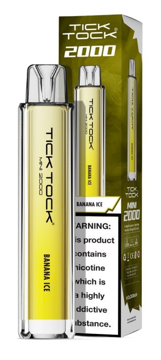 Tick Tock Mini 2000 Disposable Vape Box of 10