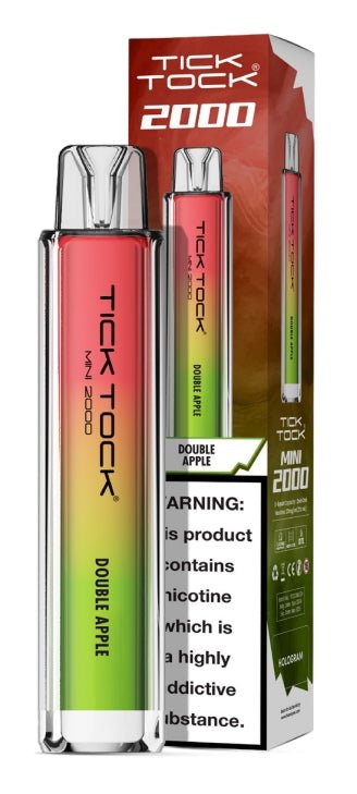 Tick Tock Mini 2000 Disposable Vape Box of 10
