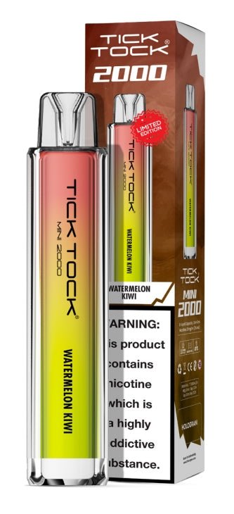 Tick Tock Mini 2000 Disposable Vape Box of 10