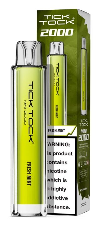 Tick Tock Mini 2000 Disposable Vape Box of 10