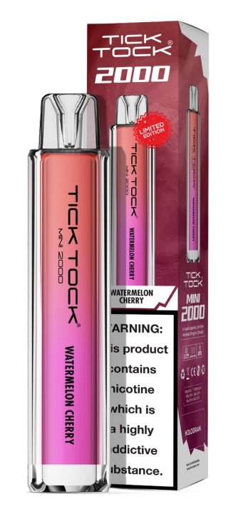 Tick Tock Mini 2000 Disposable Vape Box of 10
