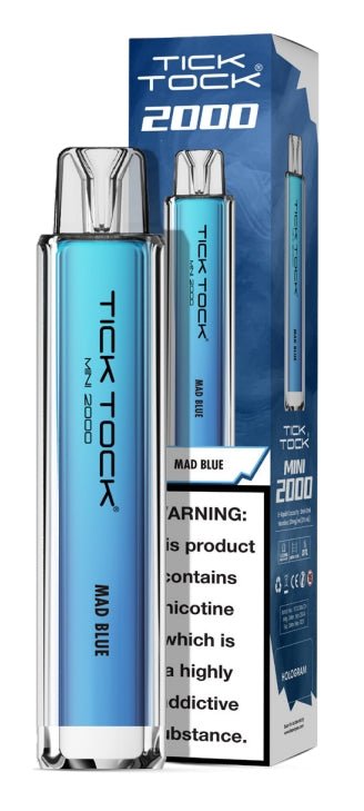 Tick Tock Mini 2000 Disposable Vape Box of 10