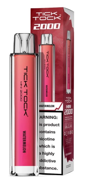 Tick Tock Mini 2000 Disposable Vape Box of 10