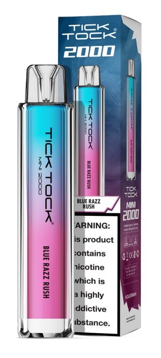 Tick Tock Mini 2000 Disposable Vape Box of 10