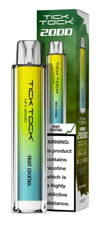 Tick Tock Mini 2000 Disposable Vape Box of 10