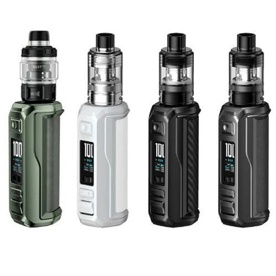 VOOPOO Argus MT Vape Kit available in Pearl White, Lime Green, Carbon Fiber and Graphite Colors at GvapeKing