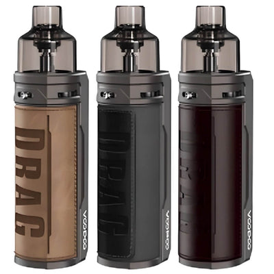 VOOPOO DRAG S Mod Pod Kit available in Retro, Mashup, and Chestnut Colors at GvapeKing