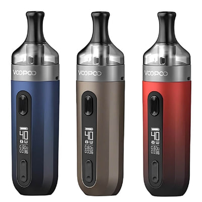 VooPoo V.Suit Pod Mod Kit available in Blue, warm Grey, and Red Colors at GvapeKing